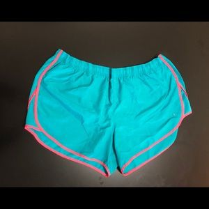 Teal Running Shorts